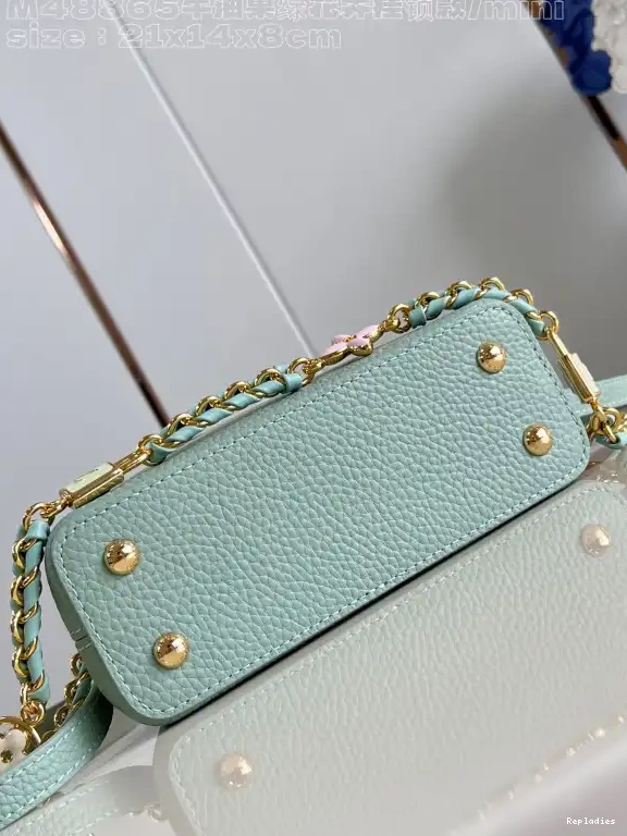 Rep ladies VUITTON LOUIS CAPUCINES MINI-21*14*8CM 0625
